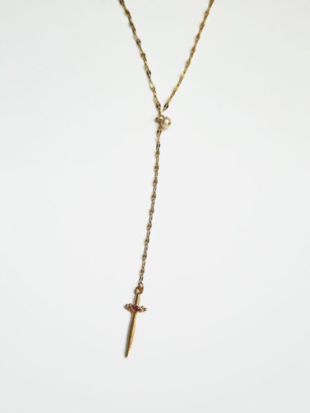 Cross And Pearl Y Necklace